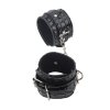 Kajdanki erotyczne skórzane czarne Surrender Ankle Restraints